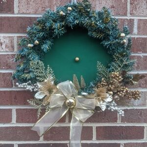 Green Hobbit Door Wreath